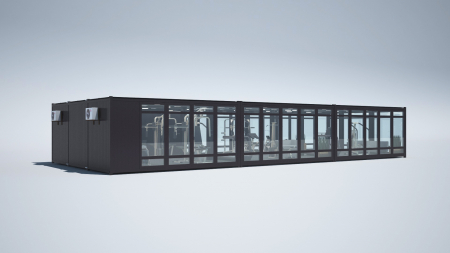 Модульный зал фитнес-зал